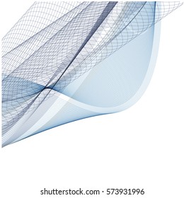 Abstract background advertising vector shiny colorful wave line blue
