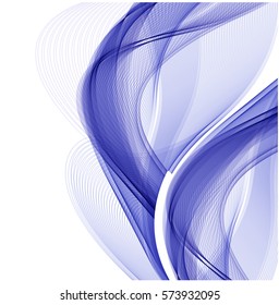 Abstract background advertising vector shiny colorful wave line blue