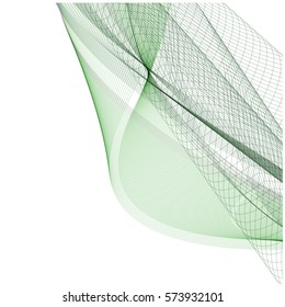 Abstract background advertising vector shiny colorful wave line green
