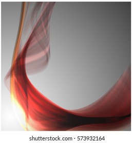 Abstract background advertising vector shiny colorful wave line red
