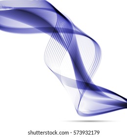 Abstract background advertising vector shiny colorful wave line blue
