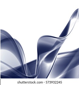 Abstract background advertising vector shiny colorful wave line blue
