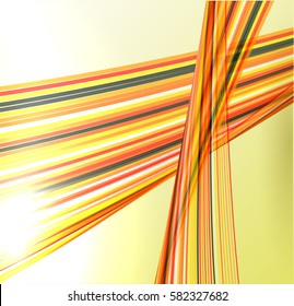 Abstract background advertising vector shiny colorful wave line yellow
