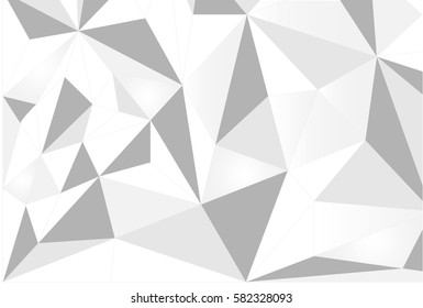 Abstract background advertising vector shiny colorful wave line triangles white

