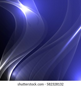 Abstract background advertising vector shiny colorful wave line blue
