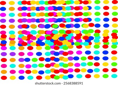 abstract background aesthetic geometric abstract minimalism multi color polka dot circle arrangement pattern