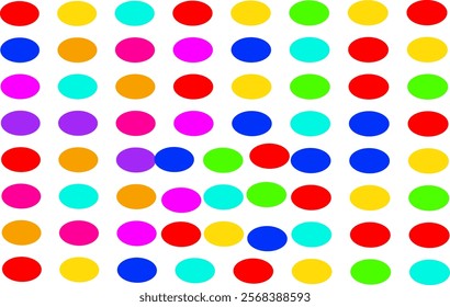 abstract background aesthetic geometric abstract minimalism multi color polka dot circle arrangement pattern