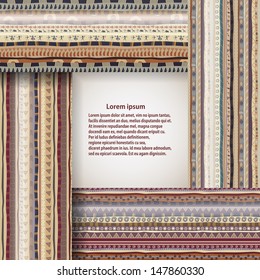 Abstract background with a African element