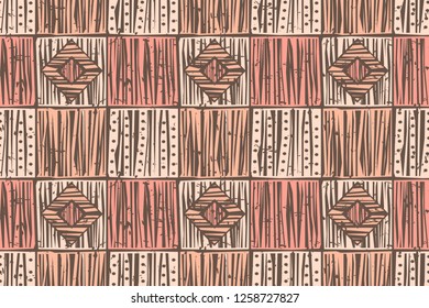 abstract background. african pattern with abstract shapes.