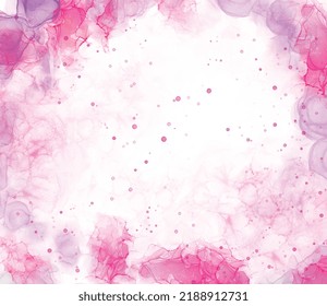 Abstract Background. Alcohol Ink Background. Pink Background