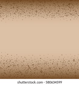 Abstract background of alphabet symbols. World book and copyright day. International Day of writer. International Day of the Book. World Book Day. Studying and learning concept. Illustration.