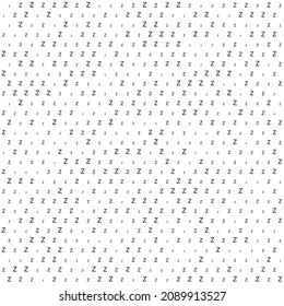 Abstract background, Alphabet Z, black and white, vector illustrations and designs.