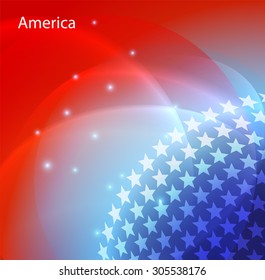 Abstract background of the American flag