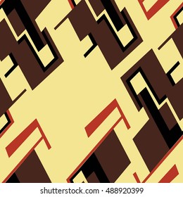 Abstract background with angular shapes. Seamless