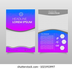 Abstract background annual report template, Modern triangle presentation template. Business design background, brochure or flyer concept or geometric web banner. triangle design brochure cover.