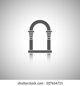 Abstract background - arch silhouette