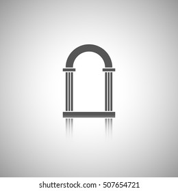 Abstract background - arch silhouette