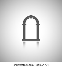 Abstract background - arch silhouette