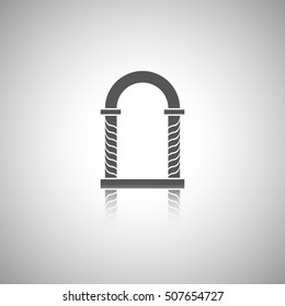 Abstract background - arch silhouette