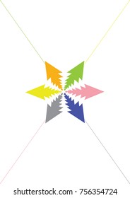 Abstract background arrow