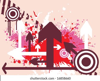 abstract background with arrow elements, wallpaper