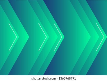 Abstract background arrow green gradient vector eps 10. vector