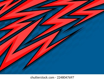 Abstract background with arrow lightning pattern and gradient checkered flag pattern. Racing themed background with some copy space area