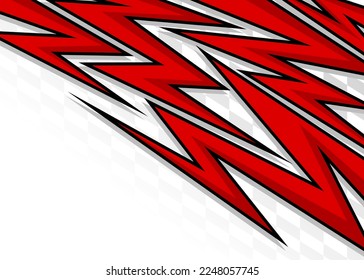 Abstract background with arrow lightning pattern and gradient checkered flag pattern. Racing themed background with some copy space area