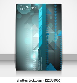 Abstract background with arrows.