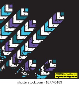 Abstract background with arrows