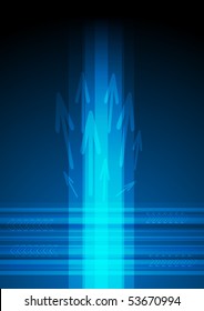 Fundo abstrato com setas - eps 10