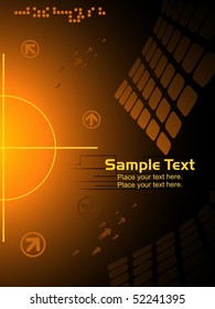abstract background with arrows, illustration