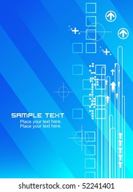 abstract background with arrows, illustration