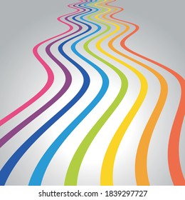 Abstract background with arrows. Vector creation.