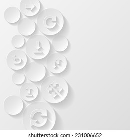 Abstract background with arrows. Vector illustration 