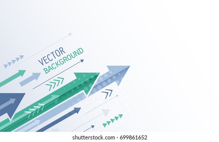 Abstract background with arrows. Vector illustration with place for your content or creative editing.