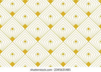 abstract background with art deco pattern style and seamless concept