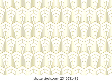 abstract background with art deco pattern style and seamless concept