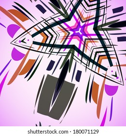 Abstract Background art illustration, digital composition.