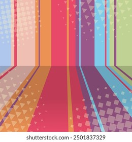 abstract background art template modern color design glowing flash pattern pop retro 