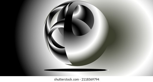 abstract background art white and black gradient for decoration