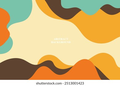 Plantilla de Anuncio de Ilustración vectorial de ilustraciones de fondo abstracto.