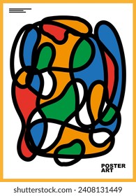 Abstract background aset. Vector. Art