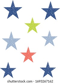 abstract background of asterisks for your text, posts, banners. Vector illustration of a poster