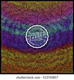 Abstract background with author's texture of chaotic wavy smears and beautiful color composition.