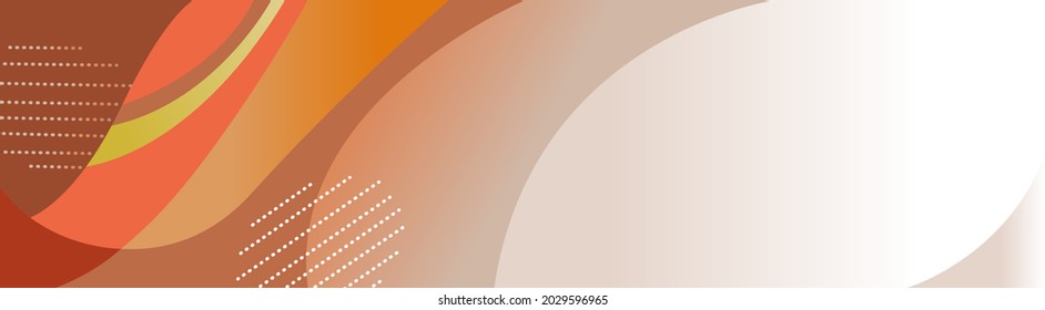 Abstract background of autumn brown and orange colors with spots, stripes and dots. Background for banner, title, cover, brochure and more.  Empty space for your text.