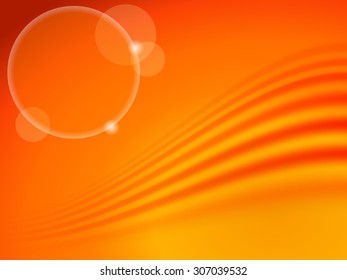 Abstract background in autumn colors with wave. Vector Illustration EPS10.