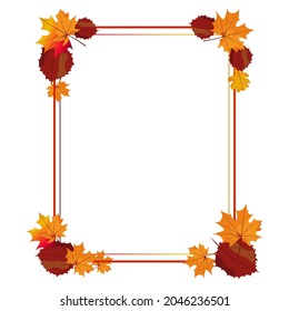 Abstract background, autumn leaf pattern, for banner, web design, flyer