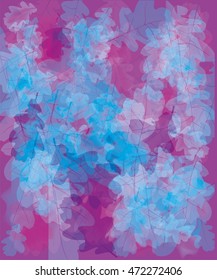 Abstract background with autumn leaves