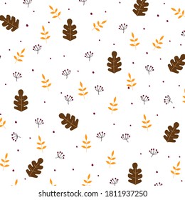 Abstrakter Hintergrund Herbstblätter, Vektorbild